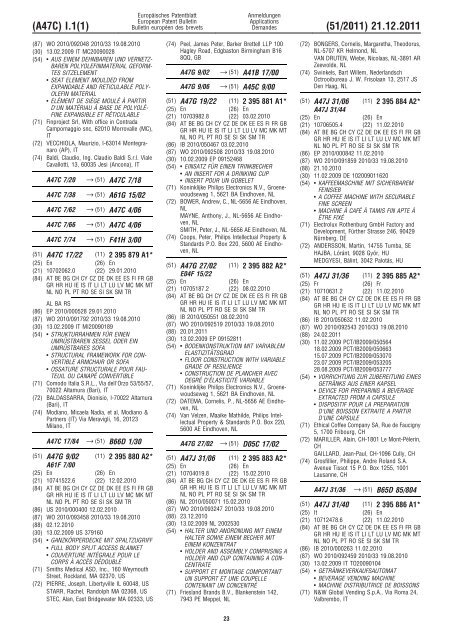 Bulletin 2011/51 - European Patent Office