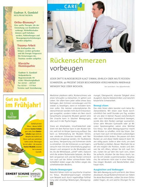 CARE - Hindenburger Stadtzeitschrift für Mönchengladbach und ...