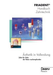 Handbuch Zahntechnik - DENTSPLY Friadent