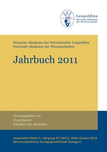 Jahrbuch 2011 - Leopoldina