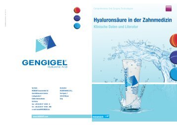 Hyaluronsäure in der Zahnmedizin - RIEMSER-dental.de