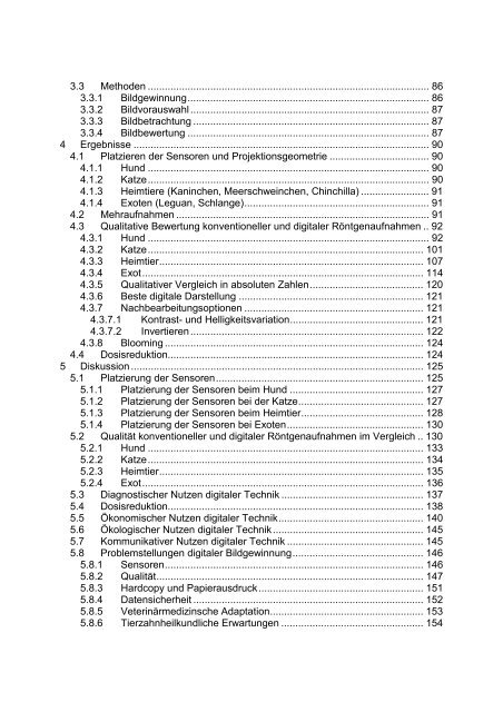 Vergleichende Untersuchung konventioneller und digitaler intraoraler