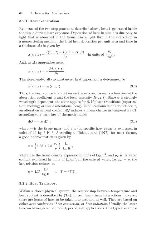 3.2 Thermal Interaction 6