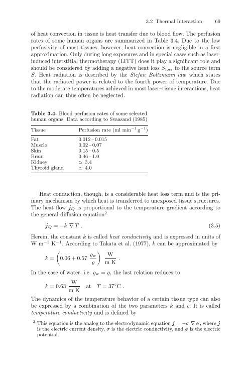 3.2 Thermal Interaction 7