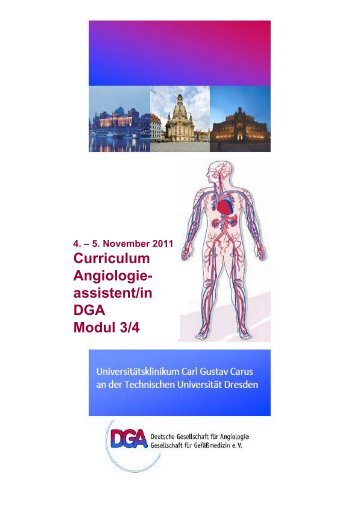 Curriculum Angiologie- assistent/in DGA Modul 3/4