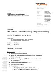 Protokoll - im Landkreis Ravensburg