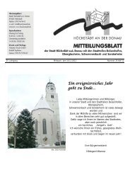 Mitteilungsblatt 19.12.2012 - Stadt Höchstädt an der Donau