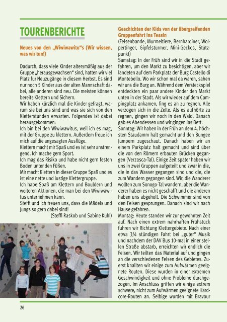 Mitteilungsblatt 2013/1 - Alpenverein Augsburg