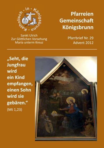 Download pfarrbrief-2012advent-inet.pdf - Katholisch in Königsbrunn