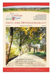 Mitteilungsblatt vom 25.10.2012 - Markt Bechhofen