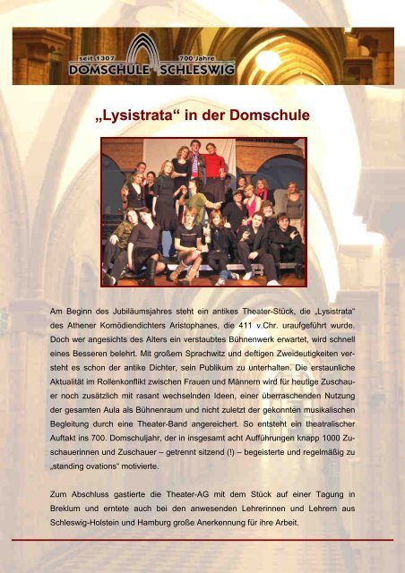 Download des Programmheftes (5,13 MByte) - Domschule Schleswig