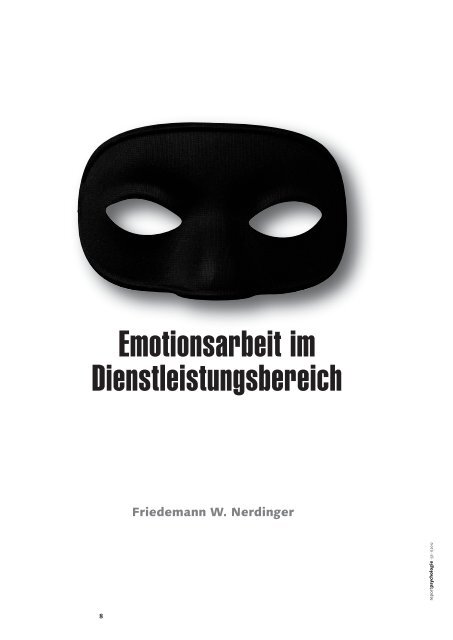 Emotionsarbeit im Dienstleistungsbereich - Wirtschaftspsychologie ...