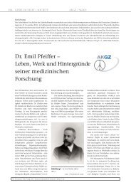 Dr. Emil Pfeiffer – Leben, Werk und Hintergründe seiner ...