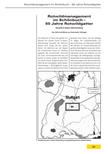 Rotwildmanagement im Schönbuch - Landkreistag Baden ...