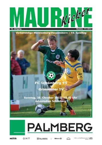 Maurine-Kicker 17/2012 - FC Schönberg 95