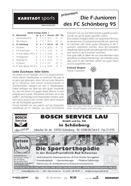 Maurine-Kicker 17/2012 - FC Schönberg 95