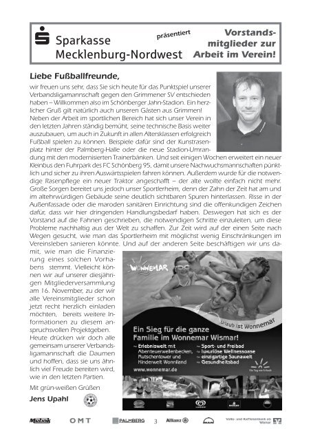 Maurine-Kicker 17/2012 - FC Schönberg 95