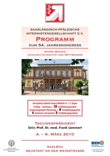 Kongressprogramm (PDF-Datei) - SPIG Saarländisch-Pfälzische ...