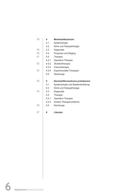 Haut - TAKO - Tiroler Arbeitskreis für Onkologie