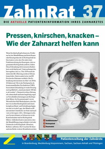 Pressen, knirschen, knacken - Th. Hofmann/Dr. M. Lange • Zahnärzte