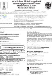 Mitteilungsblatt KW 36 - Markt Pfaffenhofen