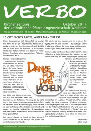 Kirchenzeitung Oktober 2011 der katholischen ...