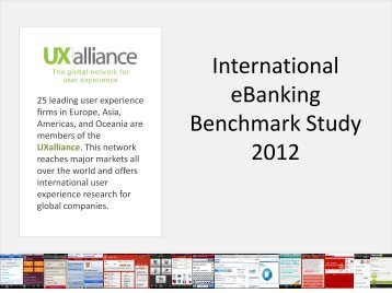 International eBanking Benchmark Study 2012