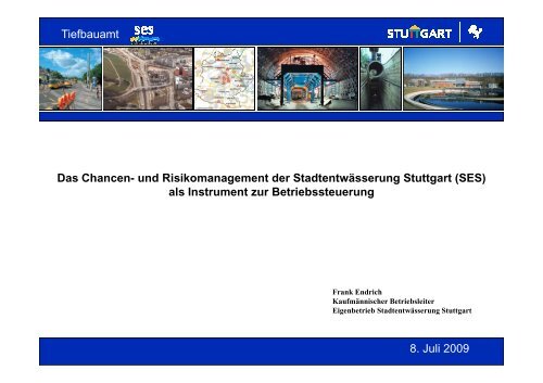 und Risikomanagement der Stadtentwässerung Stuttgart - DWA ...