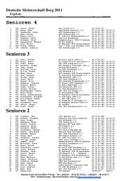 Deutsche Meisterschaft Berg - Lightweight Uphill