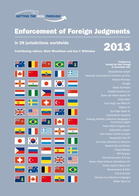 Enforcement of Foreign Judgments - Trott & Duncan, Barristers ...