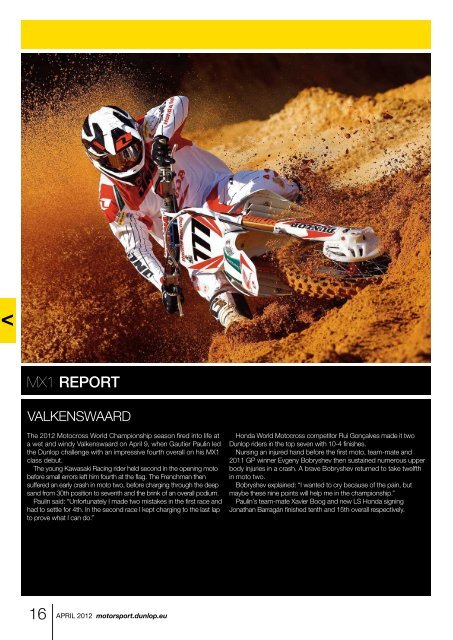 In Touch PDF - Dunlop Motorsport