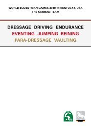 DRESSAGE DRIvING ENDURANCE EvENTING JUMpING REINING ...