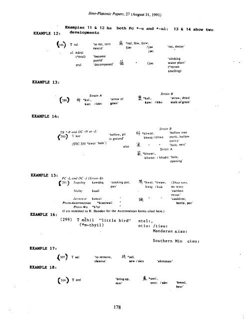 Essays on Writing and Language in Honor - Sino-Platonic Papers