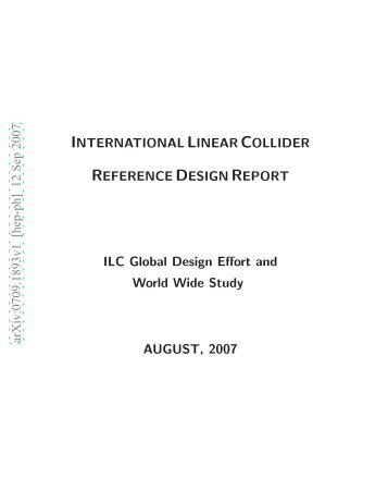 International Linear Collider Reference Design Report Volume 2 ...
