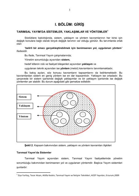 uluslararası tarımsal yayım sistemleri - Prof. Dr. Ziya Yurttaş