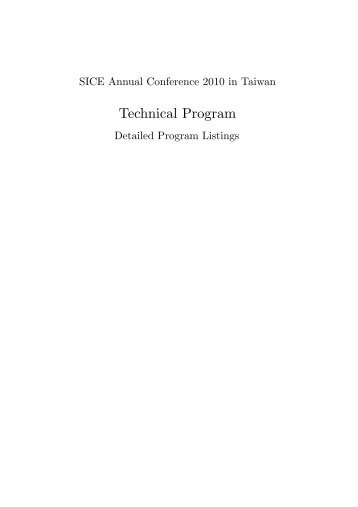 Technical Program