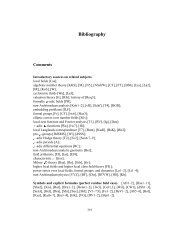Bibliography - School of Mathematical Sciences
