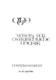 Nr. 49, April 2004 - VOM Verein für Ostkirchliche Musik