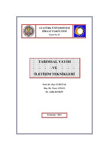 Tarımsal Yayım - Prof. Dr. Ziya Yurttaş