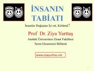 insanın tabiatı - Prof. Dr. Ziya Yurttaş