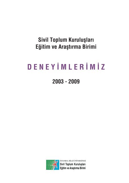 01 DENEYIMLER.indd - Sivil Toplum Çalışmaları Merkezi - İstanbul ...