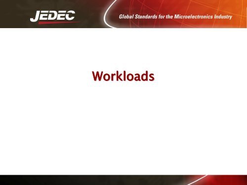 Workloads Workloads