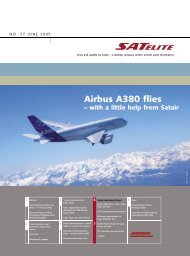 Download Satelite no. 27 (June 2005) - Satair.com