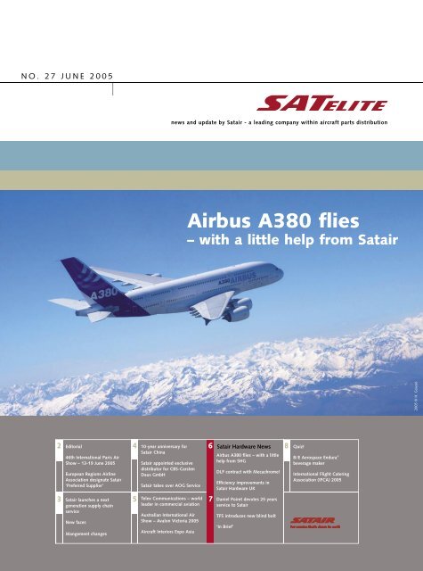 Download Satelite no. 27 (June 2005) - Satair.com