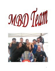 Téléchargez le dossier complet du MBD Team