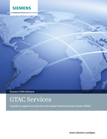 GTAC services - Siemens PLM Software
