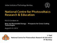 ii. National Centre for Photovoltaic Research and Education