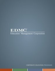 corporate education programs - Education Management Corporation