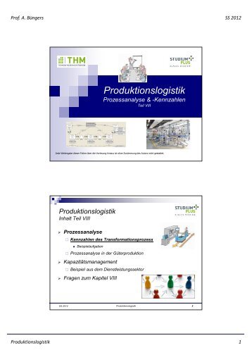 Produktionslogistik - StudiumPlus