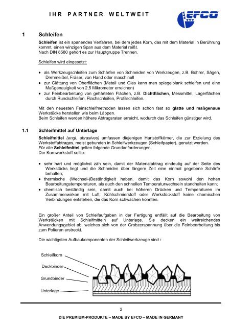 Schleif- und Läppmittelübersicht - Ikema